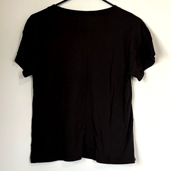 NEW MATE the Label Girlfriends Vintage Black Crew Top - XS - Picture 8 of 9